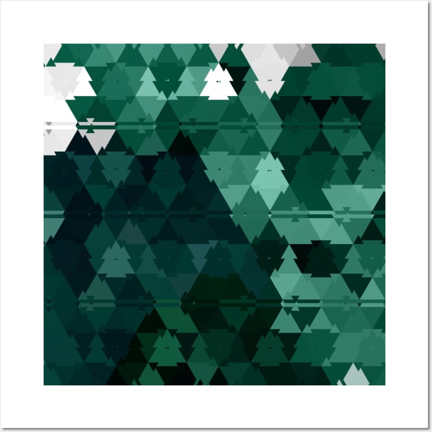 Green Southwest Mosaic Tile Wall Art by Moon Art